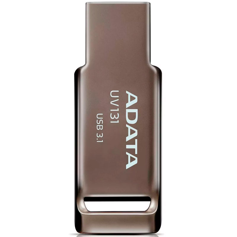 Memoria USB 16GB 3.1 ADATA UV131 Flash Drive Metalica Uso Rudo AUV131-16G-RGY