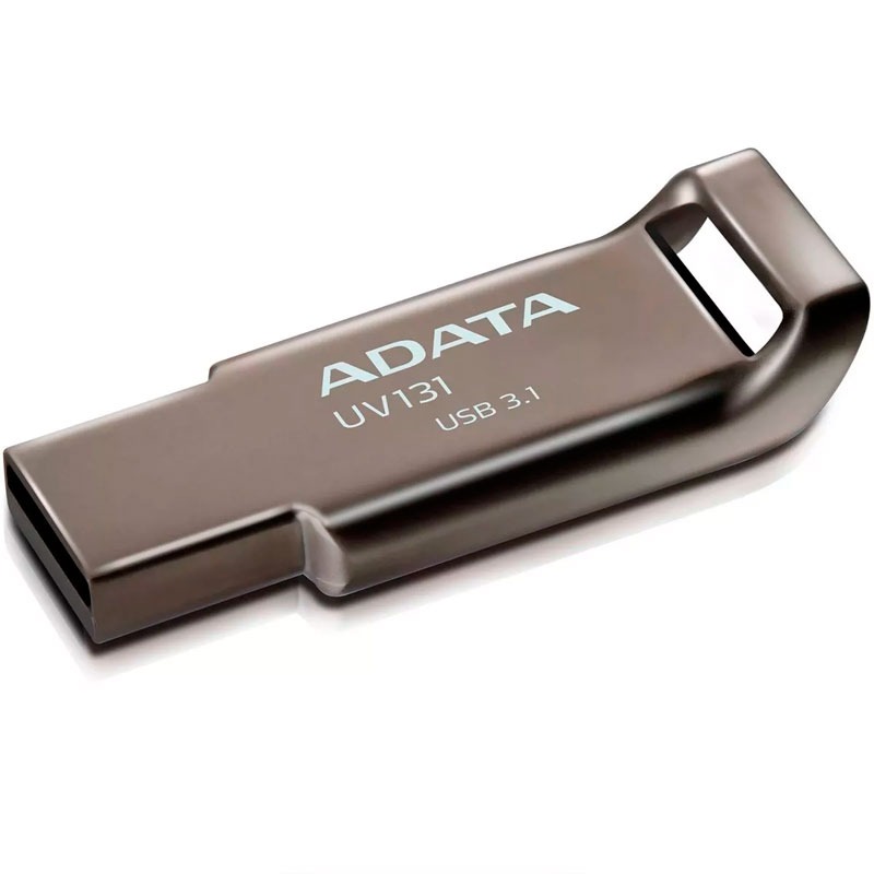 Memoria USB 16GB 3.1 ADATA UV131 Flash Drive Metalica Uso Rudo AUV131-16G-RGY