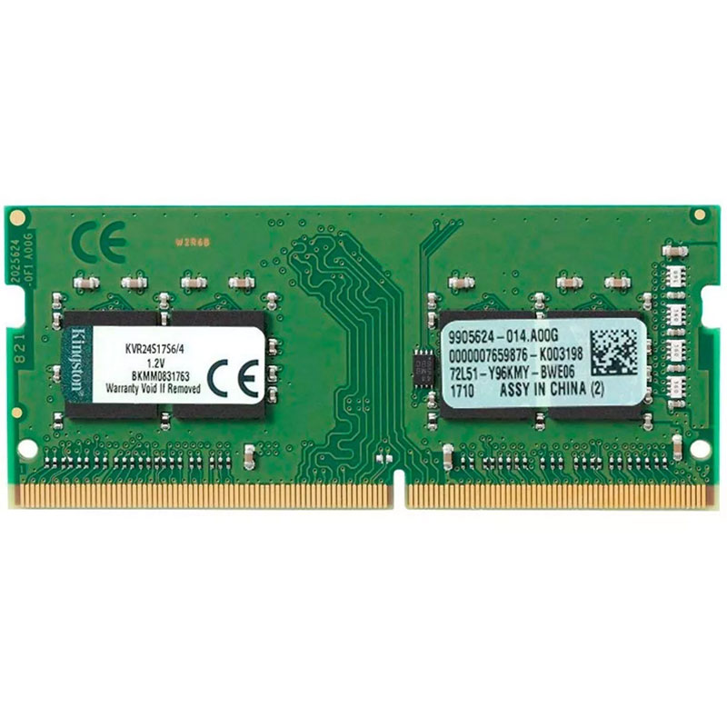 Memoria RAM DDR4 4GB 2400MHz KINGSTON Laptop KVR24S17S6/4 