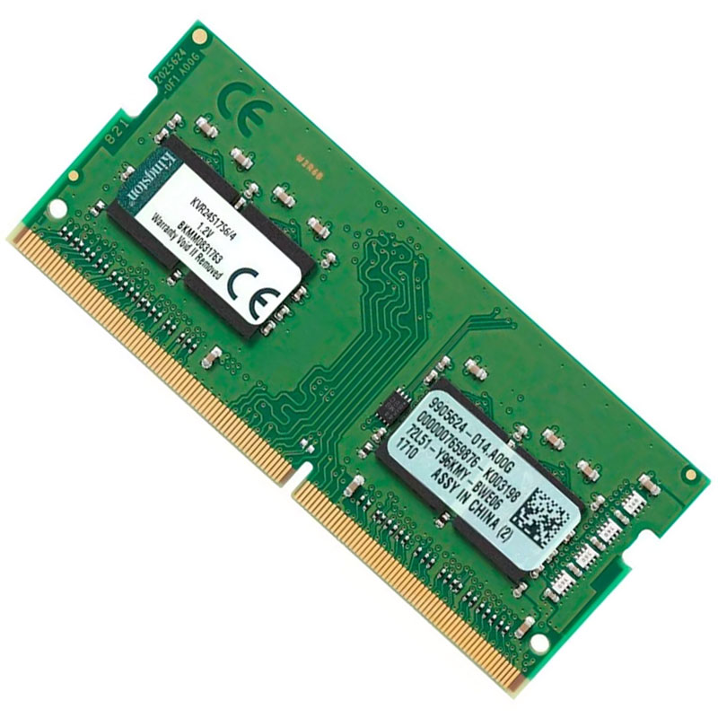 Memoria RAM DDR4 4GB 2400MHz KINGSTON Laptop KVR24S17S6/4 