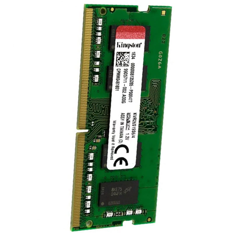 Memoria RAM DDR4 4GB 2666MHz KINGSTON Laptop KVR26S19S6/4 