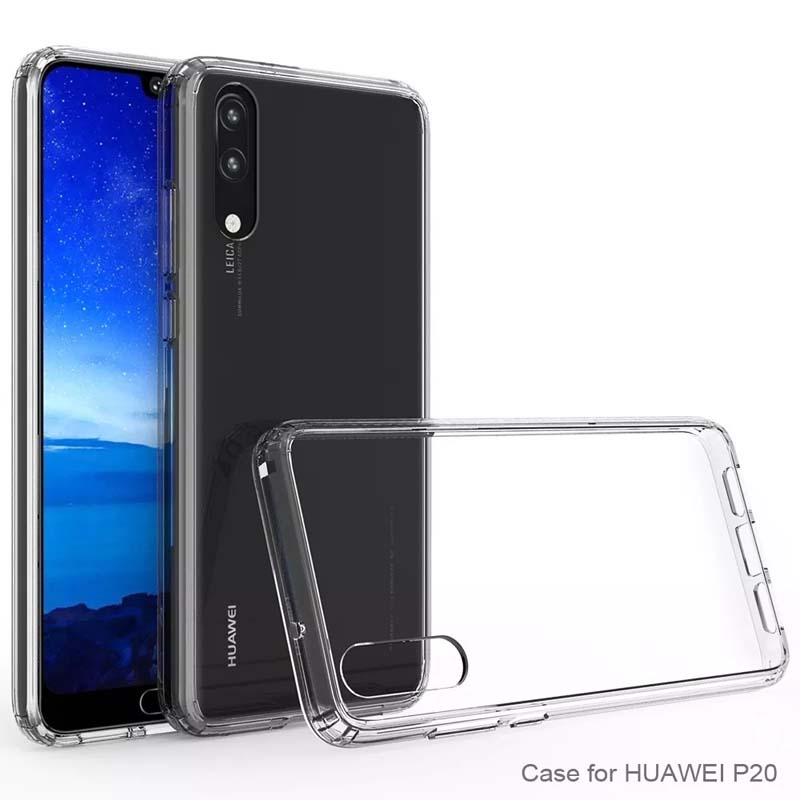 Funda Acrílico Protector + Cristal Plano Huawei P20 Eml-l09