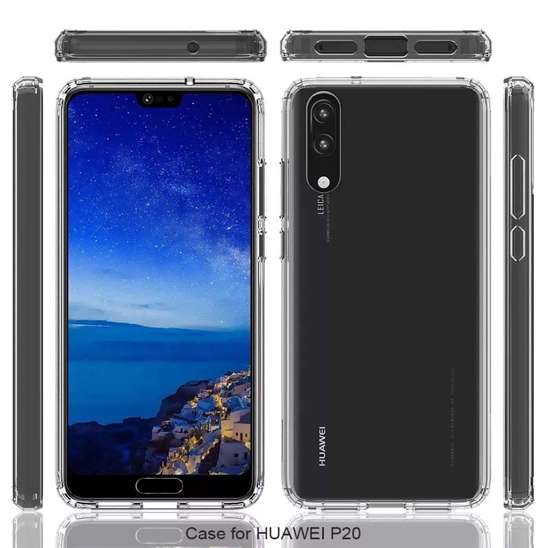 Funda Acrílico Protector + Cristal Plano Huawei P20 Eml-l09