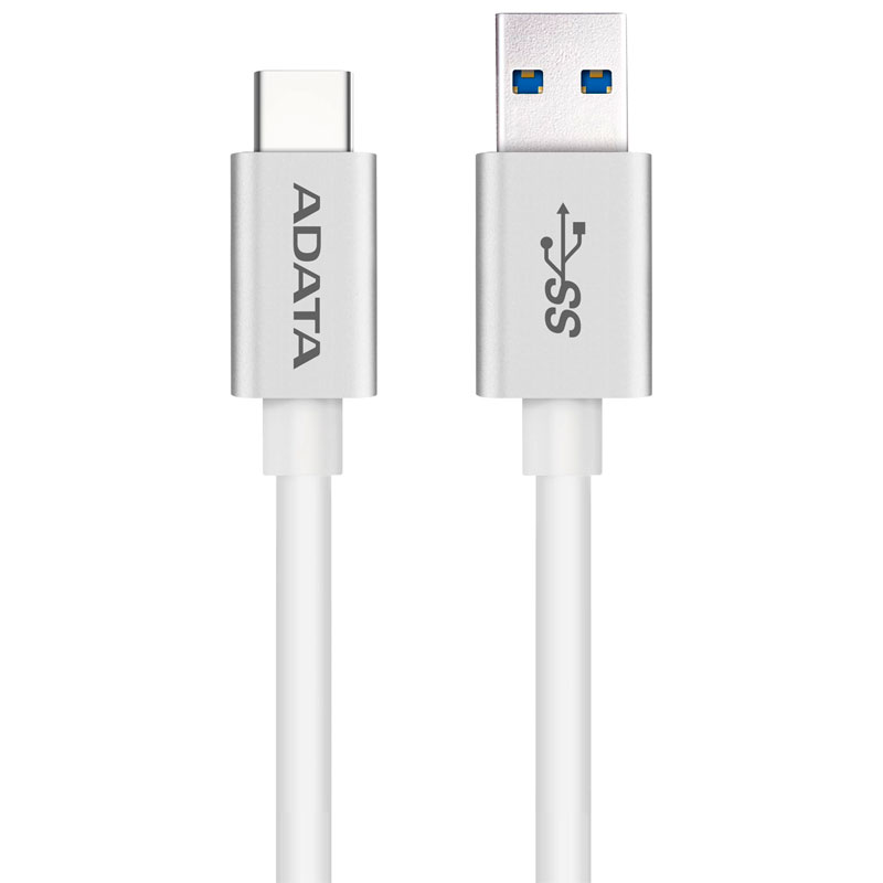 Cable USB 3.1 Tipo C ADATA USB-A Carga Rapida ACA3AL-100CM-CSV 