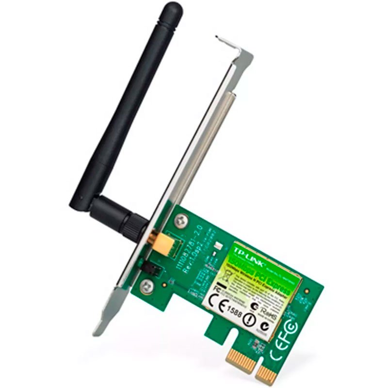 Adaptador Inalambrico PCIe TP-LINK TL-WN781ND 2.4Ghz 802.11n 150Mbps 