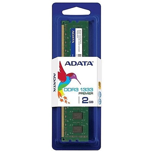 Memoria Ram DDR3 Adata 1333 MHz 2 Gb PC3-10600 AD3U133322G9-S
