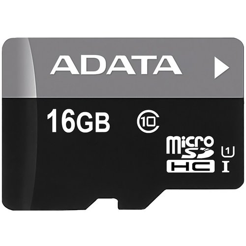 Memoria MicroSD 16 GB Adata SDHC Con Adaptador Clase 10 AUSDH16GUICL10-RA1
