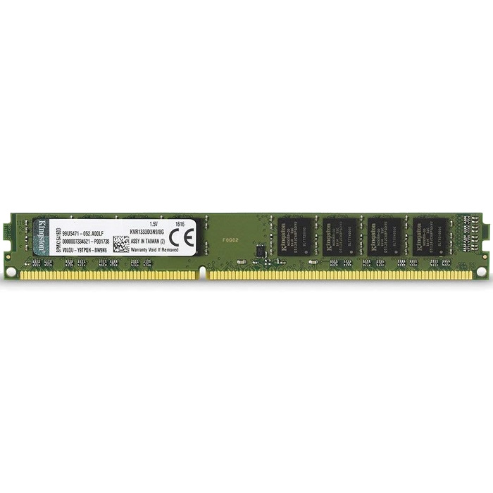 Memoria Ram DDR3 Kingston 1333 MHz 8 GB PC3-10600 KVR1333D3N9/8G