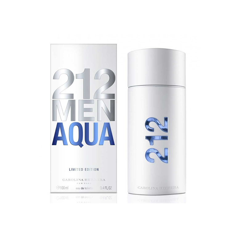 Perfume Para Caballero Carolina Herrera 212 Men Aqua 100ml