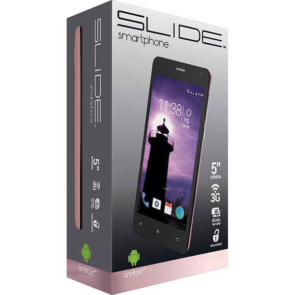 Smartphone Slide SP5034RG, 5.0",4G LTE, Color Rosa Claro Liberado