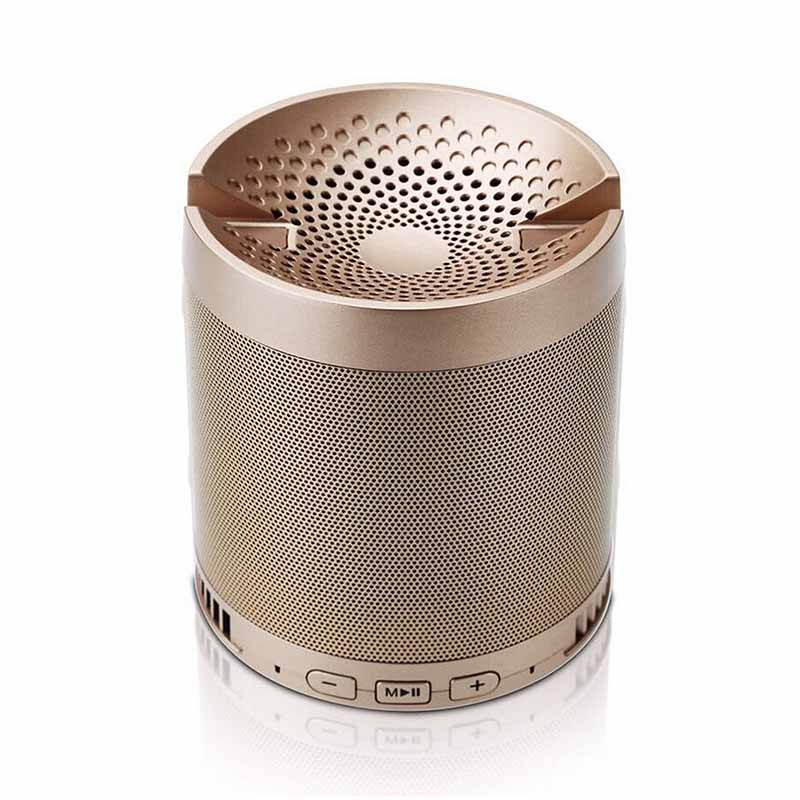 Bocina Bluetooth Portátil Dorada