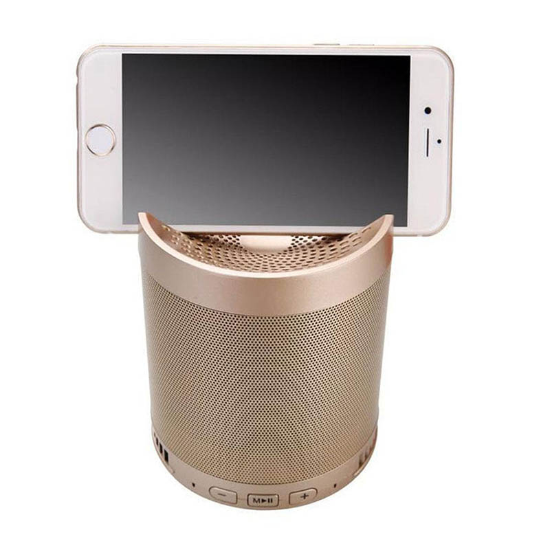 Bocina Bluetooth Portátil Dorada