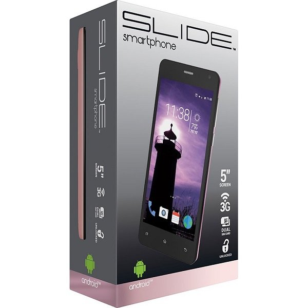  Smartphone Slide SP5033RG 5.0" 3G Rosa Claro, Liberado