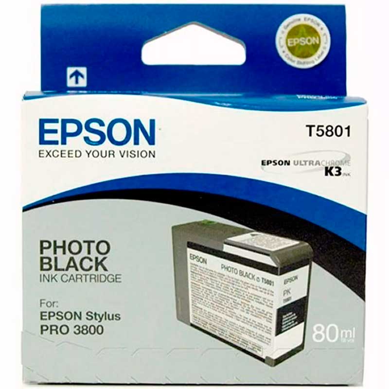 EPSON Cartucho Stylus Pro 3800 3880 Negro Photo T580100