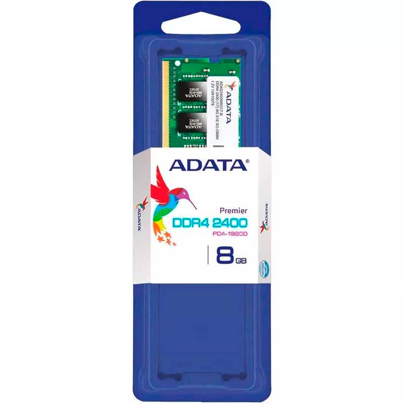Memoria RAM DDR4 8GB 2400MHz ADATA Premier Laptop AD4S240038G17-S 