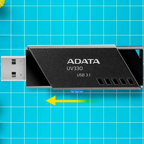 Memoria Flash USB 3.1 Adata UV330 32GB Negra AUV330-32G-RBK