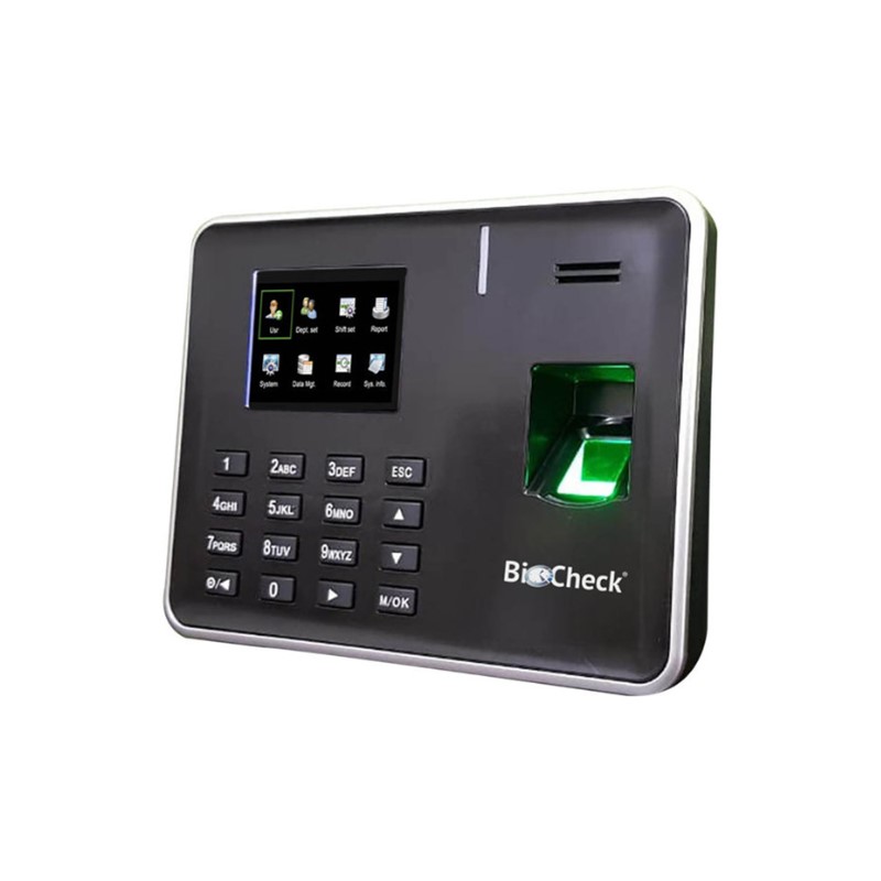 Reloj Checador Biocheck Ta-0550 Con Detector De Huellas CST
