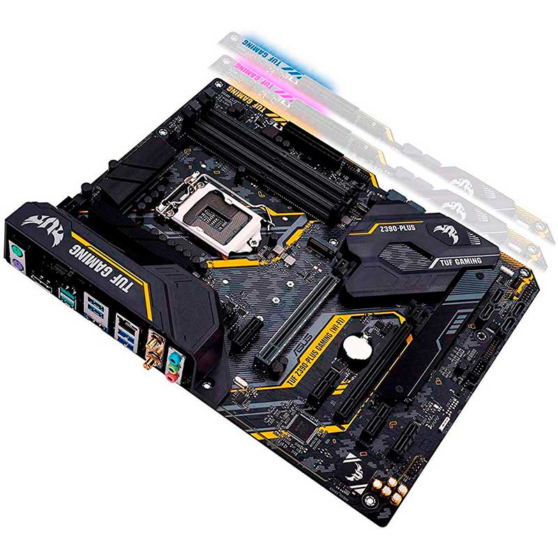 Tarjeta Madre ASUS TUF Z390-PLUS Gaming WI-FI 1151 DDR4 ATX