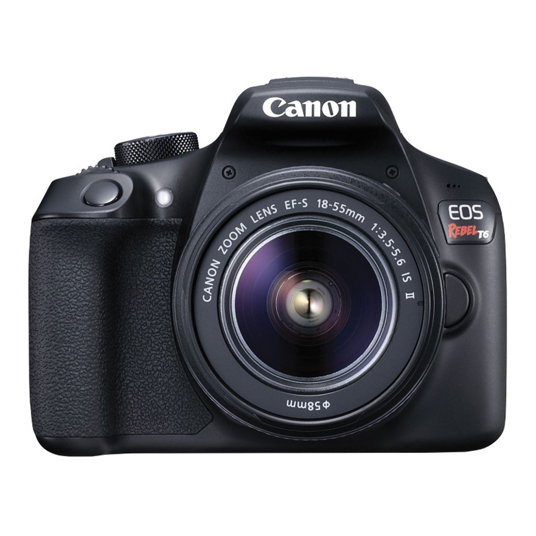 Cámara Canon EOS Rebel T6 KIT + 2 lentes 18-55MM Y 75-300MM