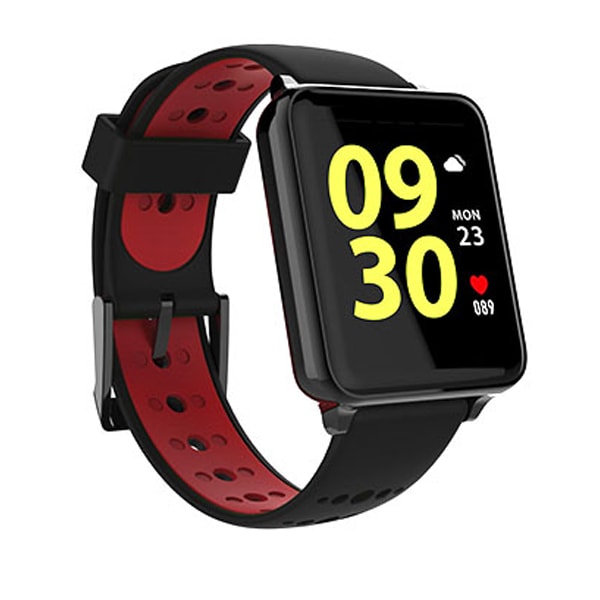 Smartwatch square waterproof IP67 sport reloj con anti lost Zeta Black