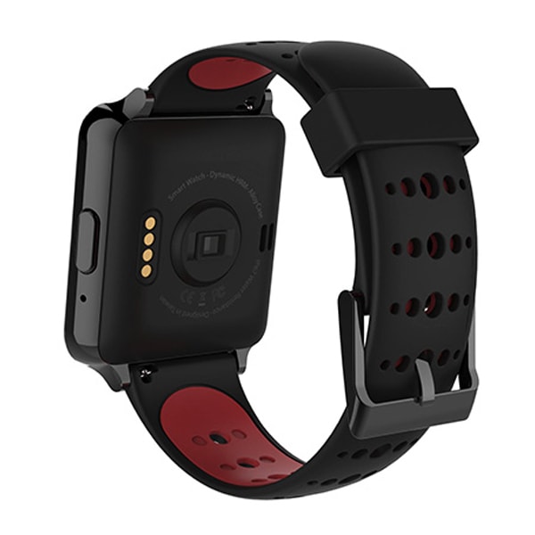 Smartwatch square waterproof IP67 sport reloj con anti-lost - Zeta - Black