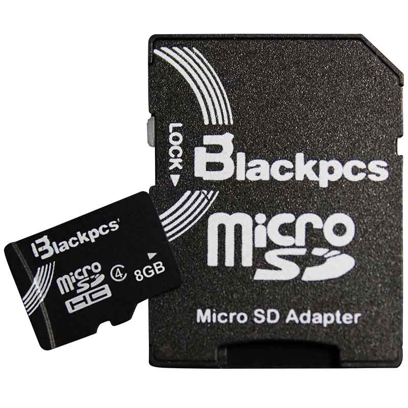 Micro Sd 8gb Clase 4 Memoria Blackpcs Mm4101-8