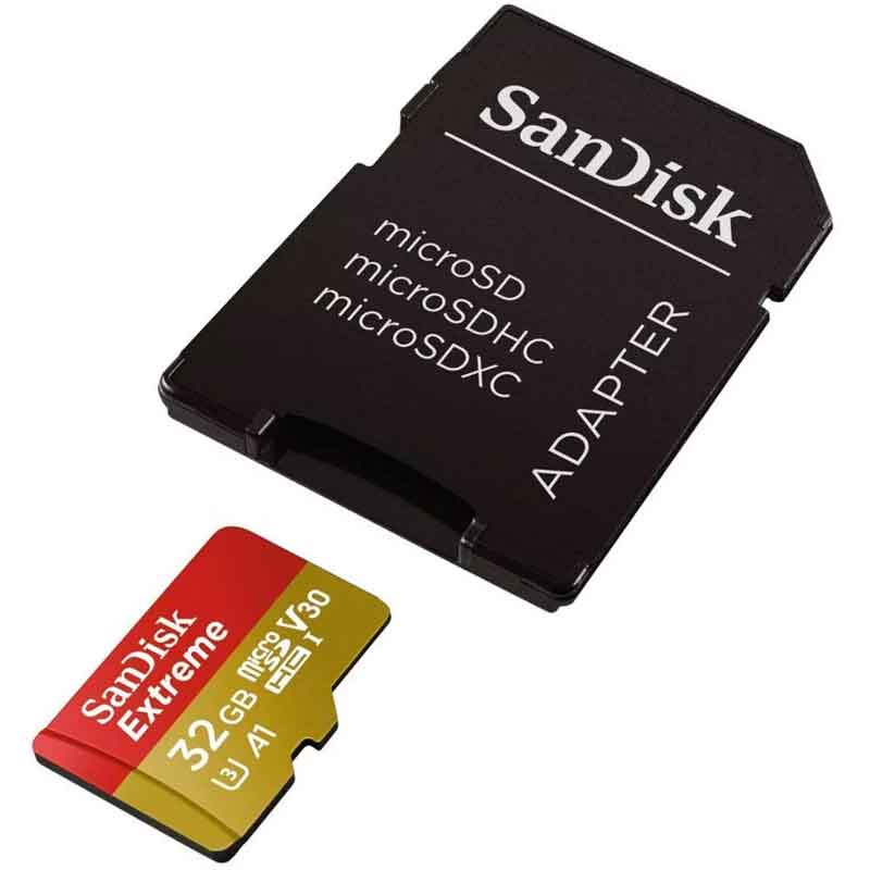 Memoria Micro SD 32GB SANDISK Extreme 4K SDSQXAF-032G-GN6MA 