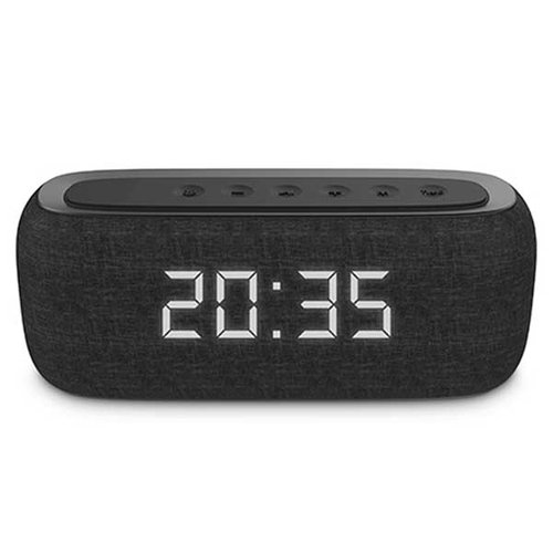 Despertador speaker con dual alarm clock Z29 - Zeta - Black