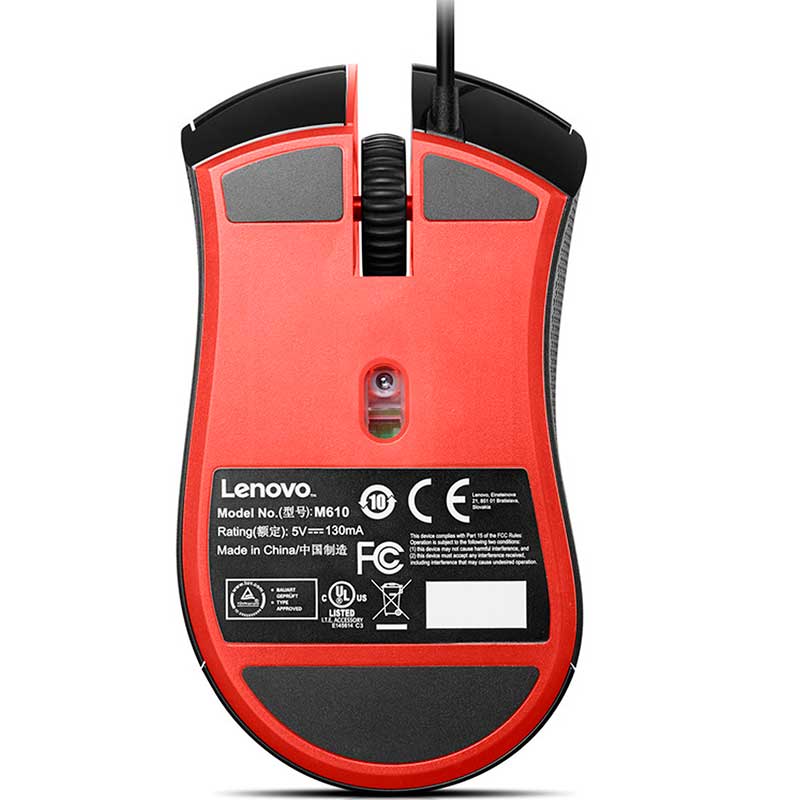 Mouse LENOVO Legion Gamer Optico 5Botones USB 4000Dpi GX30L02674 