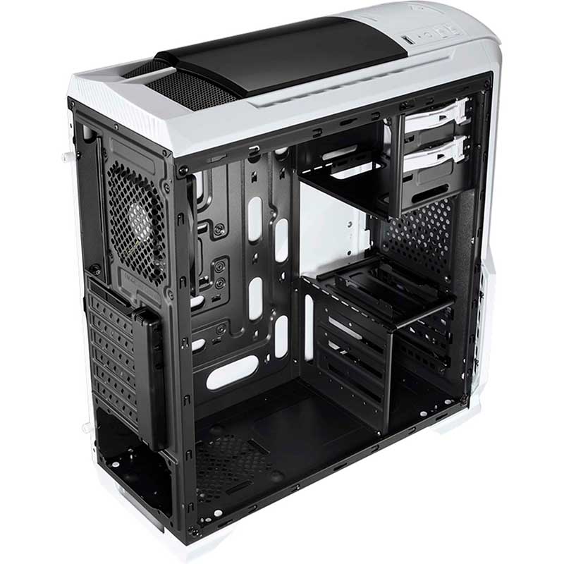 Gabinete Gamer AEROCOOL Battlehawk Media Torre ATX Exclusivo Blanco
