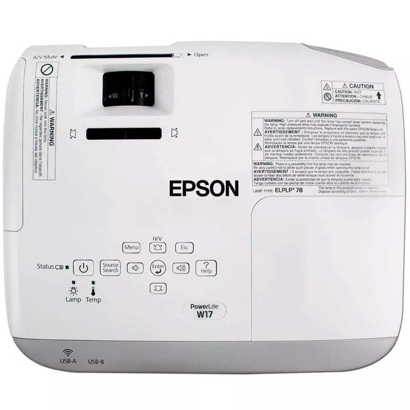 Proyector Epson Powerlite W17 V11h573020 Wxga Hdmi