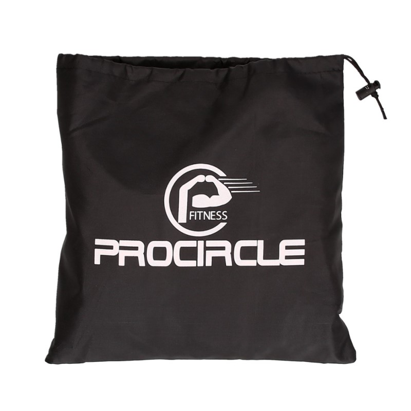 Toalla para Yoga Color Gris Procircle Antideslizante para Mat, Yoga Towel