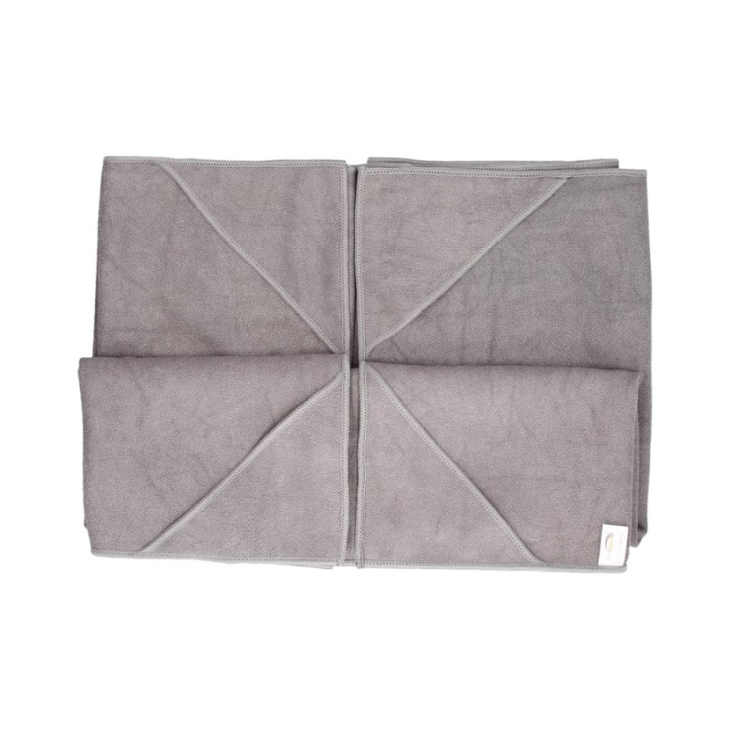 Toalla para Yoga Color Gris Procircle Antideslizante para Mat, Yoga Towel