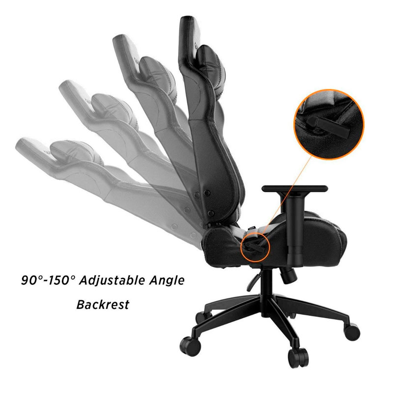 Silla Gamer Gamdias Achilles E1 L Rgb Reclinable 2d 200kg Negro
