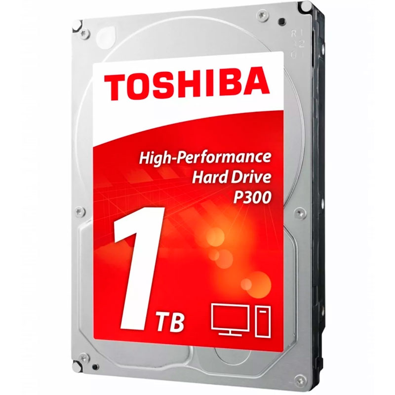 Disco Duro Interno 1TB Toshiba P300 7200RPM 3.5 SATA III HDWD110UZSVA 