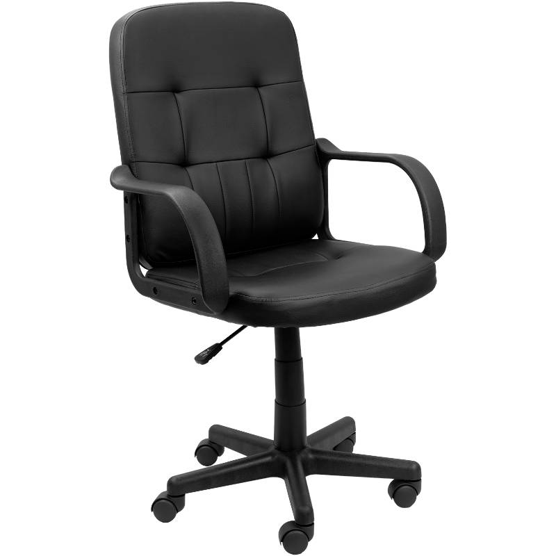 Silla Oficina Ajustable Hidraulica Giratoria Elegante Negro