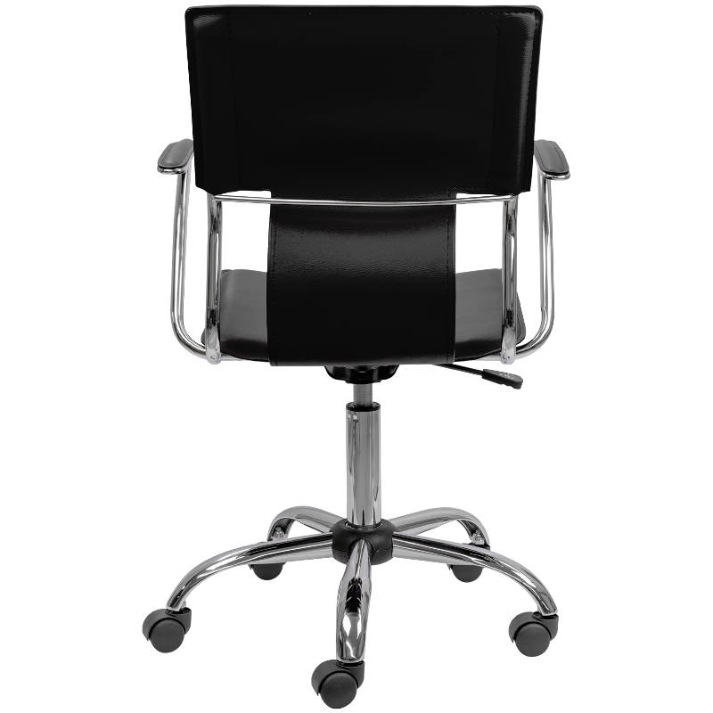 Silla Secretarial Altura Ajustable Diseño Moderno Vinipiel