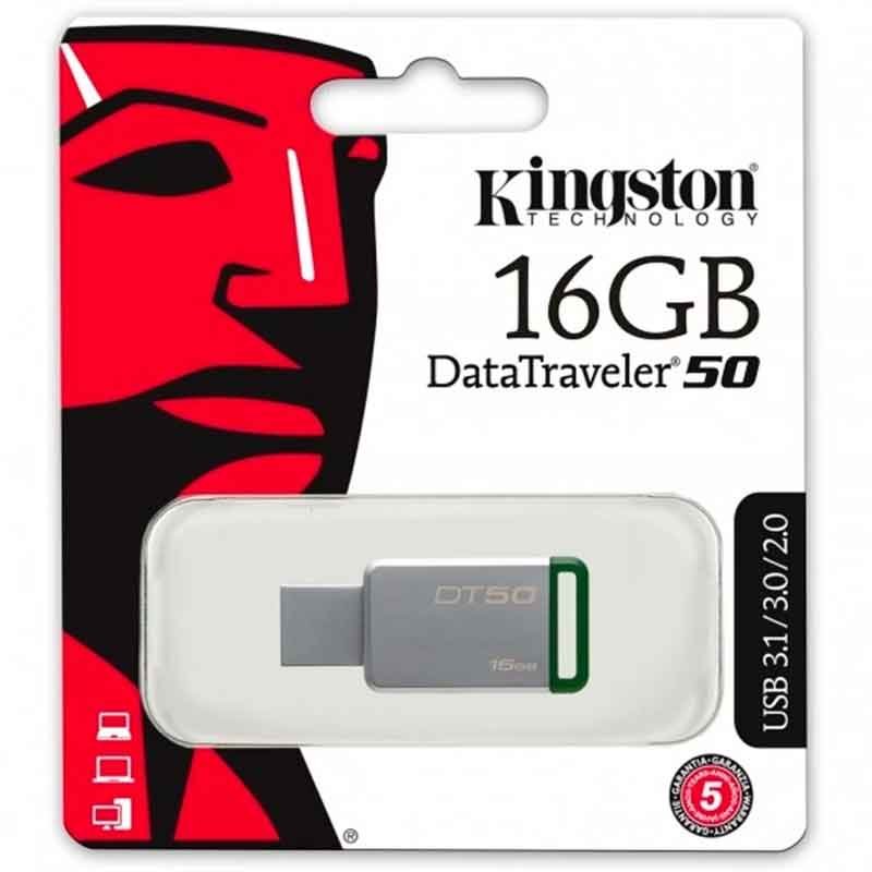 Memoria USB 16GB KINGSTON DataTraveler DT50 3.0 Metalica DT50/16GB 