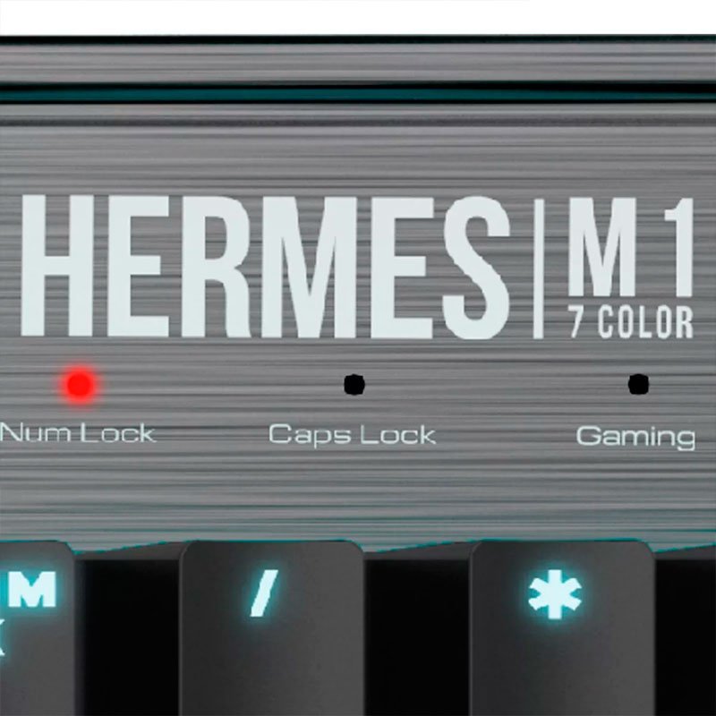 Teclado Gamer Gamdias Hermes M1 Mecanico Alambrico Rgb