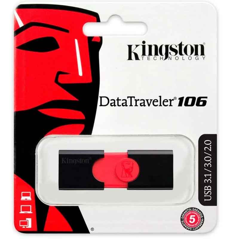 Memoria USB 64GB KINGSTON DT106 DataTraveler 3.1 DT106/64GB 