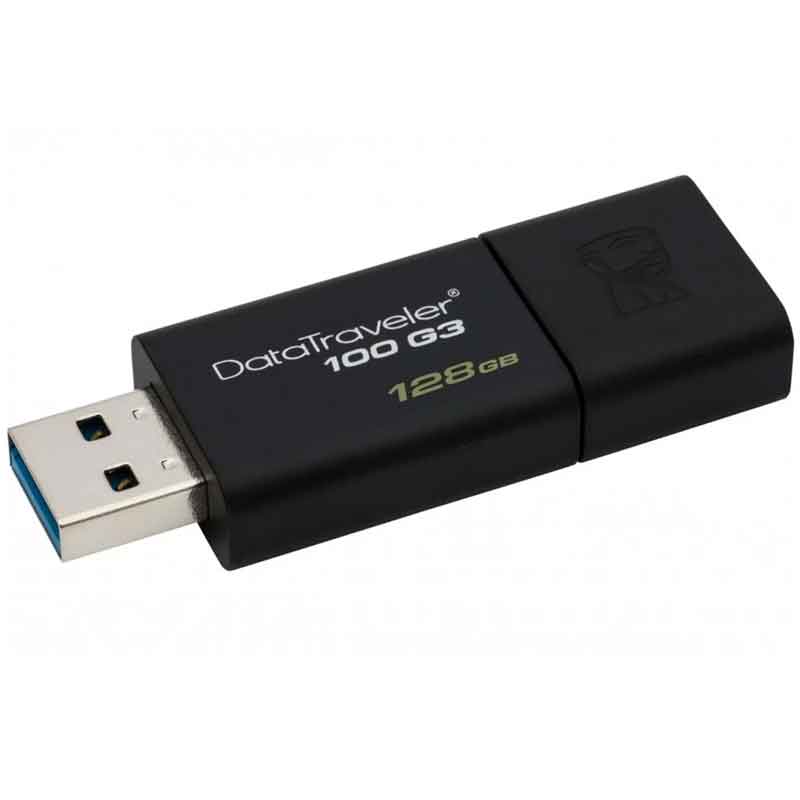 Memoria USB 128GB KINGSTON DataTraveler DT100 3.0 DT100G3/128GB 