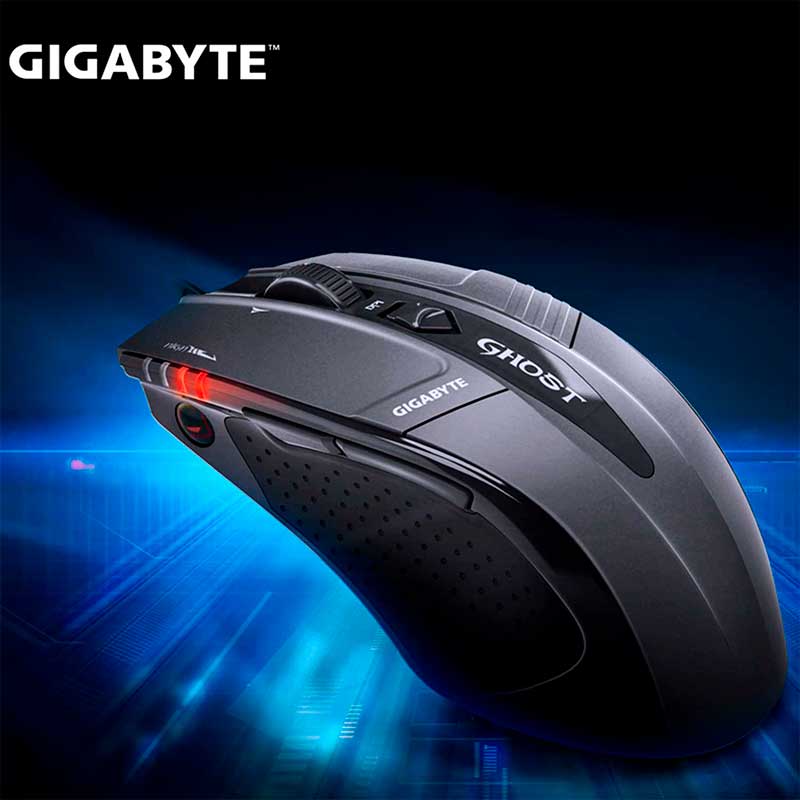 Mouse Gamer GIGABYTE Macro GHOST Laser Alambrico 6000DPI M8000X
