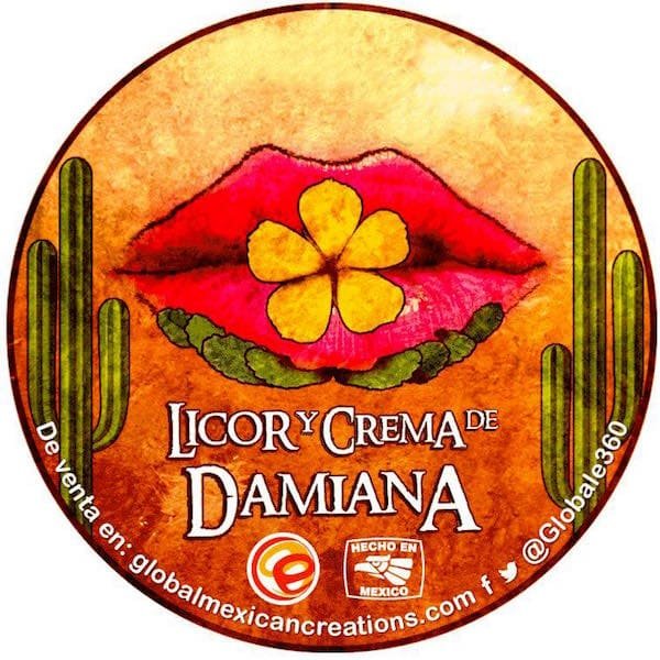 Licor De Damiana Artesanal Gourmet De Baja California Sur 750 ml