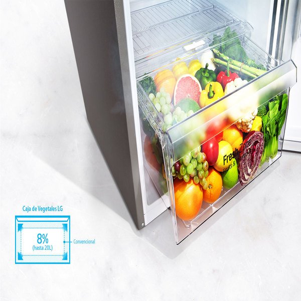 Refrigerador LG 8 Pies GT26BPG Color Silver ALB