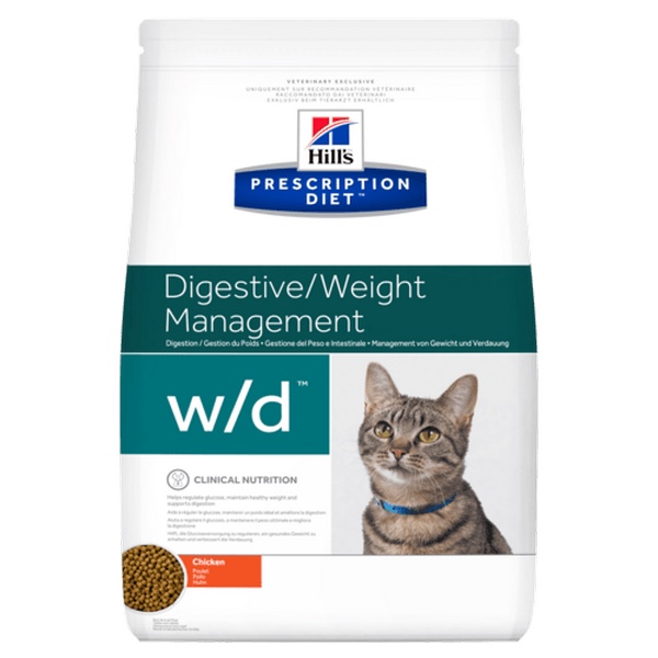 Hills Prescription Diet Alimento Para Gato W/d 3.9 Kg.