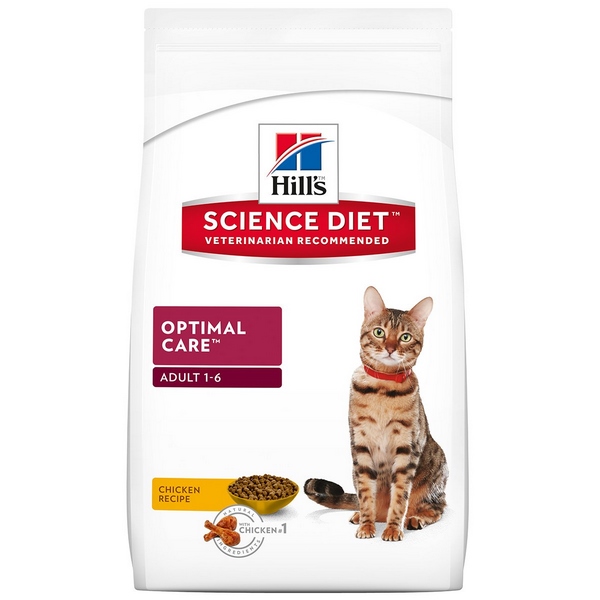 Hills Science Diet Alimento Para Gato Adulto Cuidado Optimo Original 7.3 Kg