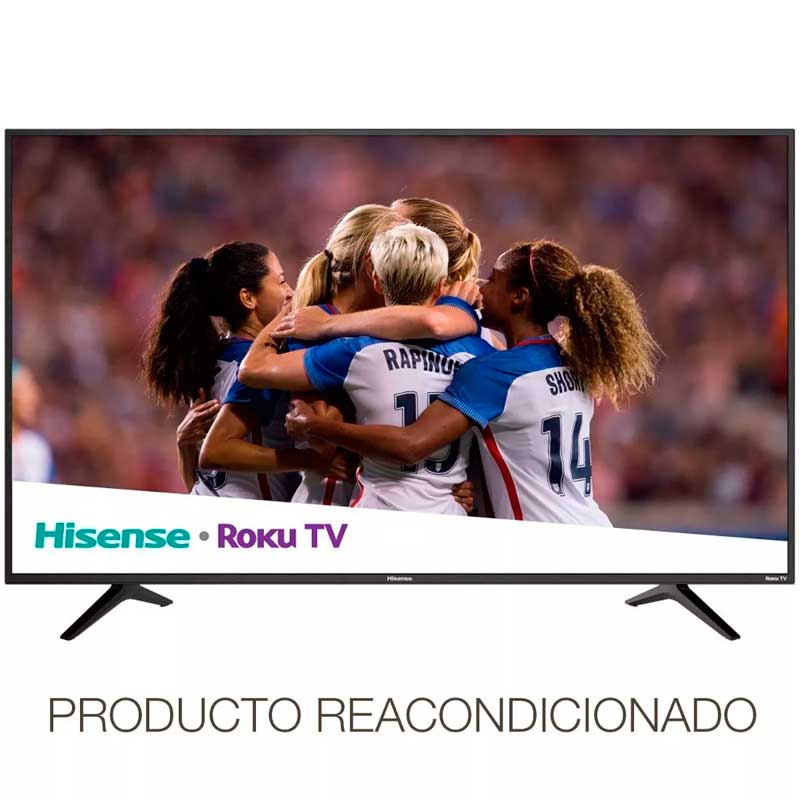 Pantalla 50 Hisense Smart Tv Roku Hdr Television 4K Full Hd Televisor 50R6E