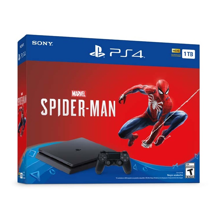 Consola Sony Playstation 4 Bundle Spider man Ps4 1tb Consola Nueva de Linea Importado