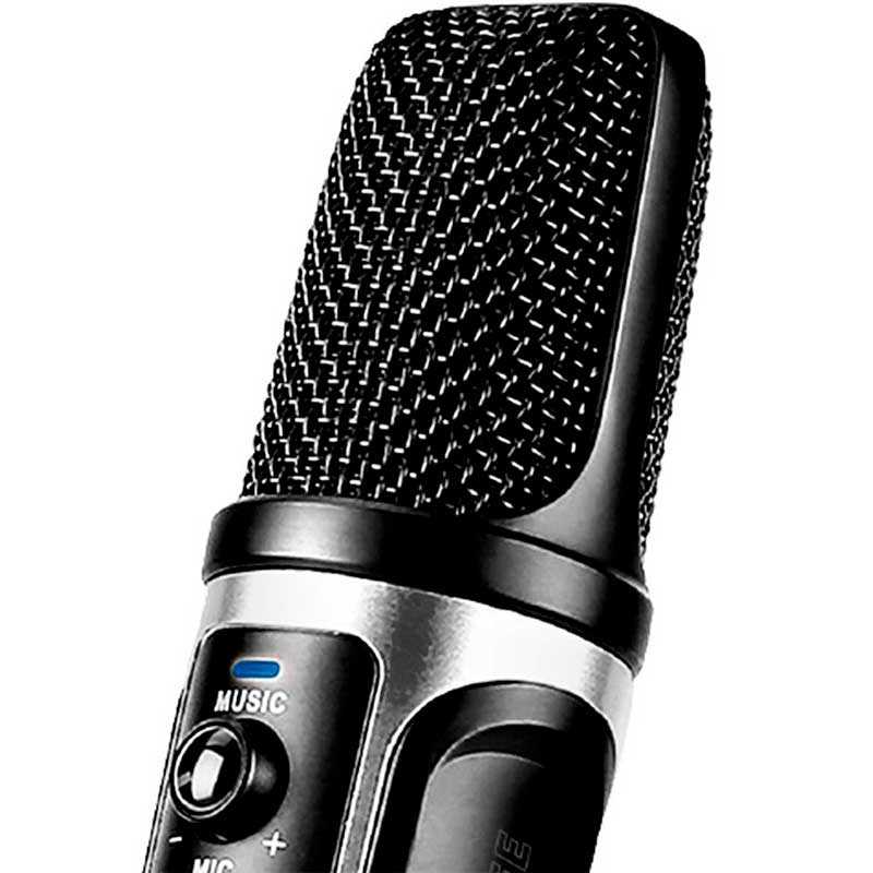 Micrófono Profesional Streaming YEYIAN Banshe S1000 SILVER MI100GR 