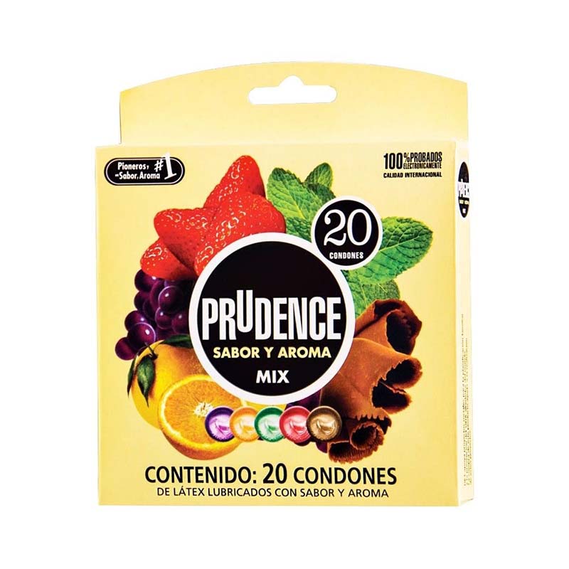 Pack 120 Condones Mix Aroma Color Sabor